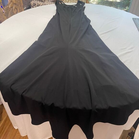 Vera Wang Black Cut Out Cocktail Dress Size 2 - Picture 5 of 7